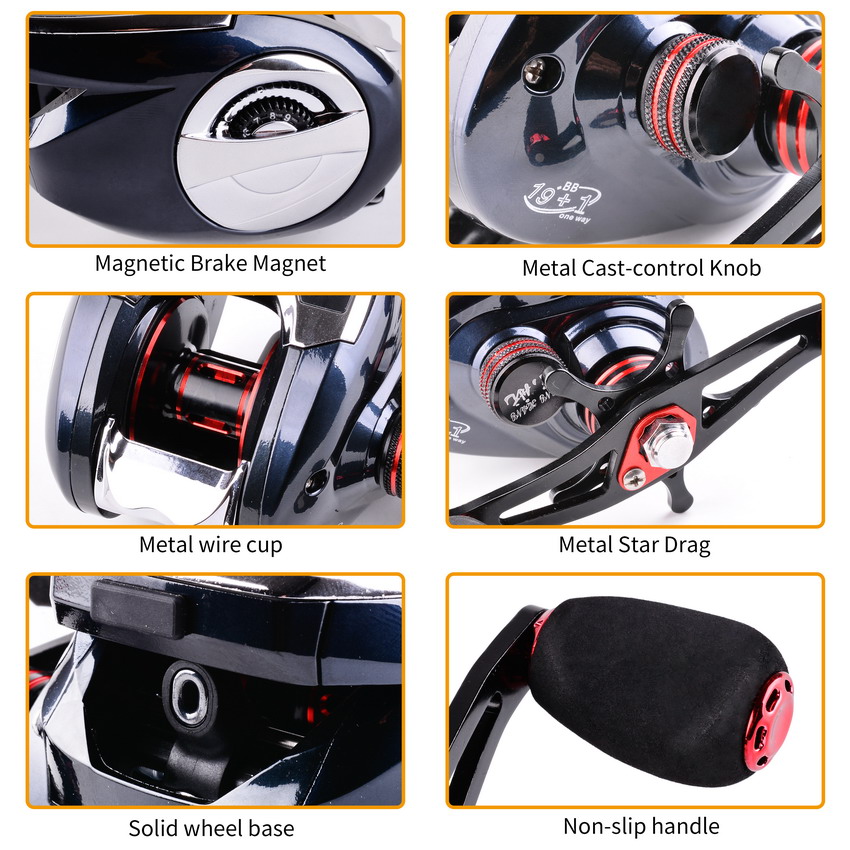8.0:1 19 + 1BB Reel Fishing Li - Fishing Boat Steering Wheel recensie en prijs